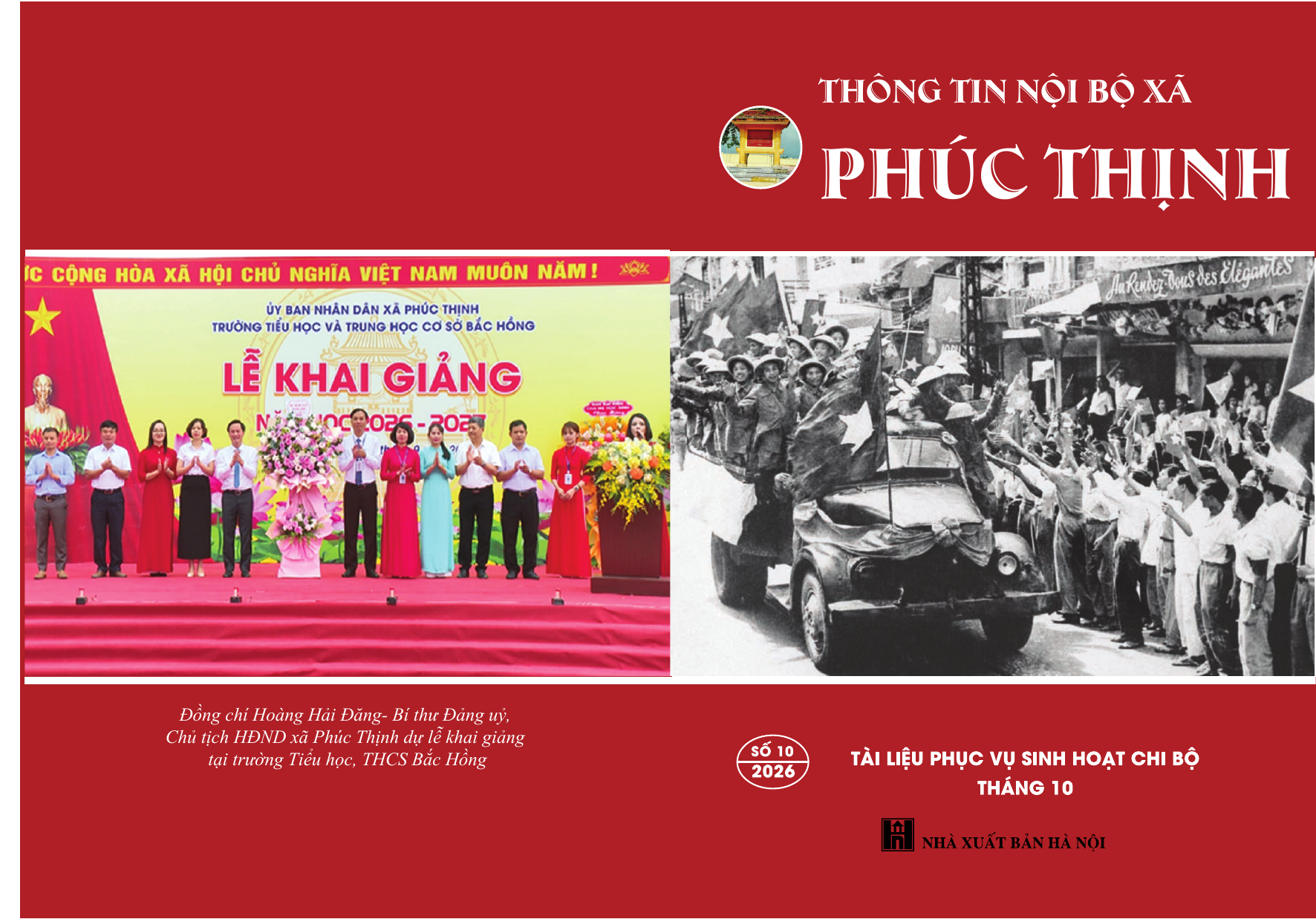 Thông tin nội bộ xã Phúc Thịnh - Tháng 10/2026