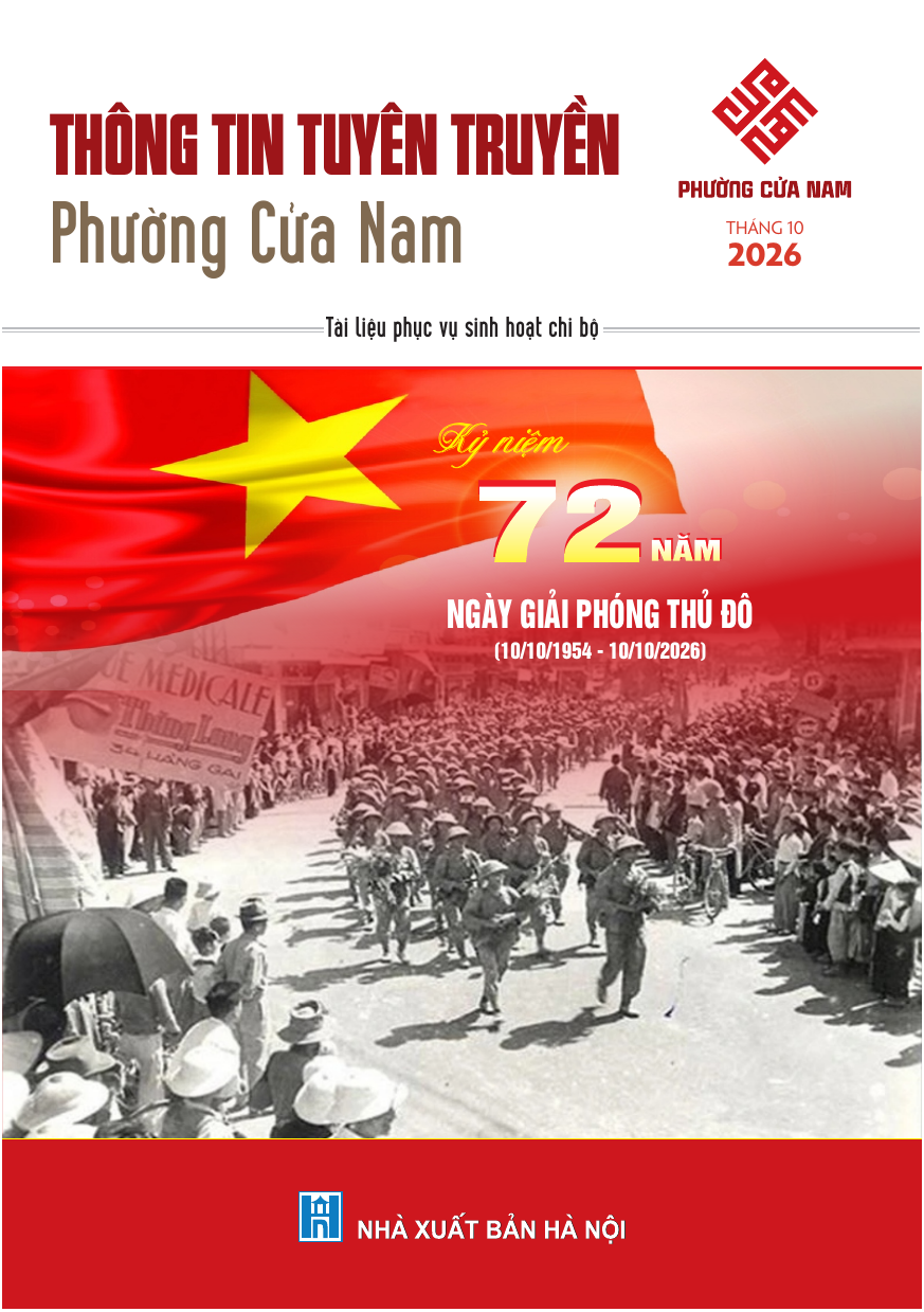 Thông tin tuyên truyền phường Cửa Nam - Tháng 10/2026