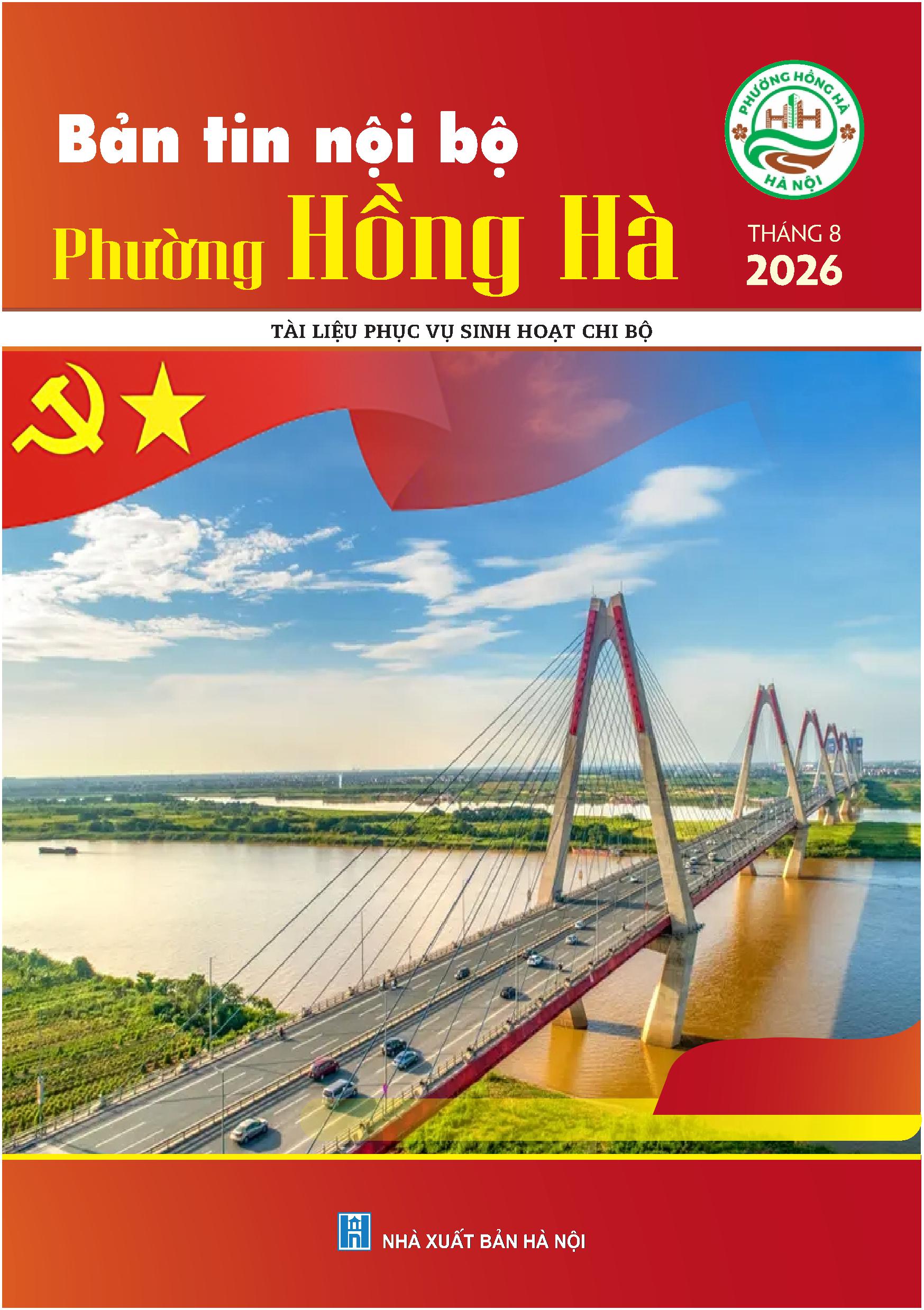 Bản tin nội bộ Phường Hồng Hà háng 8 năm 2026