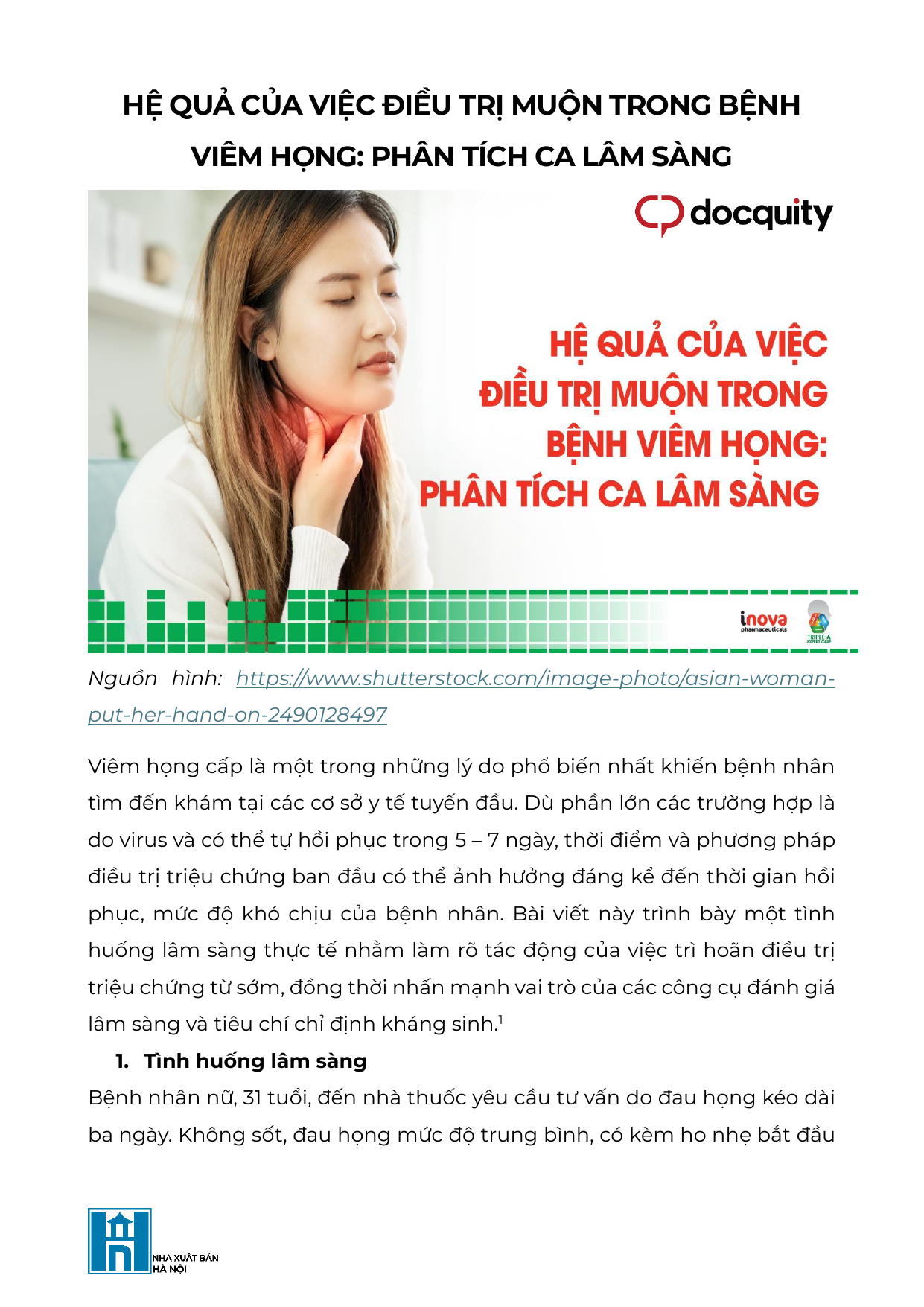 Hệ quả của việc điều trị muộn trong bệnh viêm họng