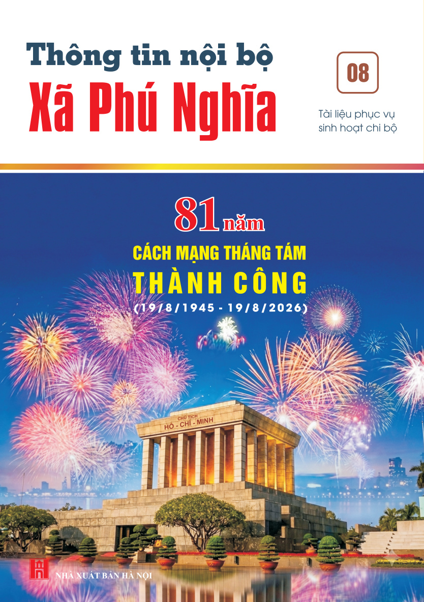 Thông tin nội bộ xã Phú Nghĩa tháng 8 năm 2026