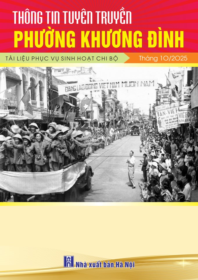 Thông tin tuyên truyền phường Khương Đình tháng 10 năm 2025