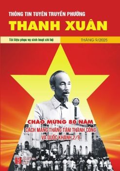Thông tin tuyên truyền Phường Thanh Xuân - Tháng 9