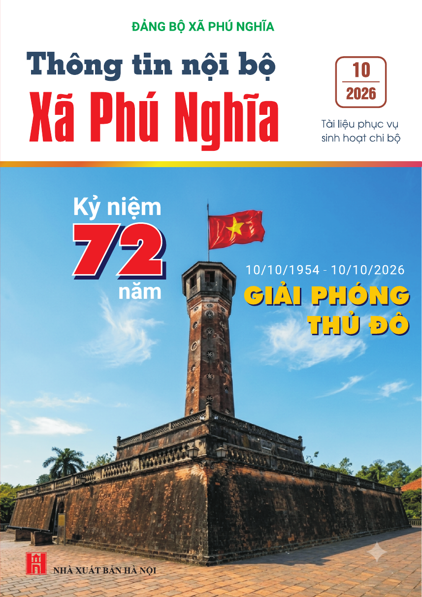Thông tin nội bộ xã Phú Nghĩa - Tháng 10 năm 2026