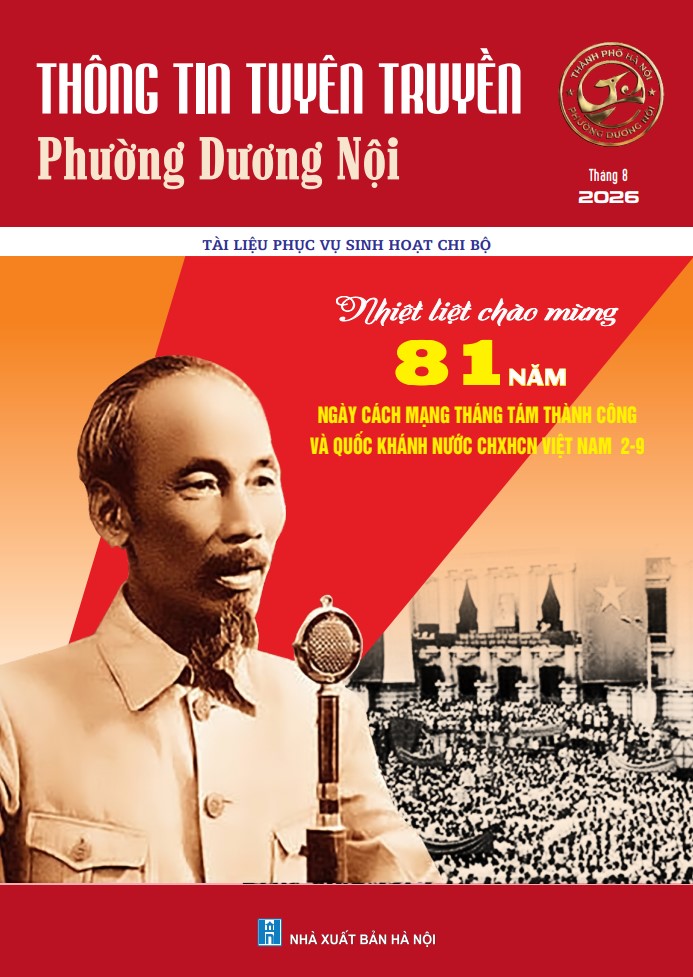 Thông tin tuyên truyền Phường Dương Nội tháng 8 năm 2026