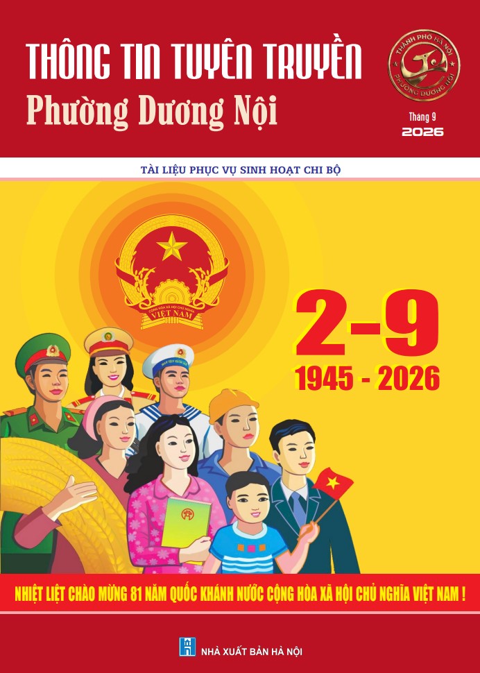 Thông tin tuyên truyền Phường Dương Nội tháng 9 năm 2026