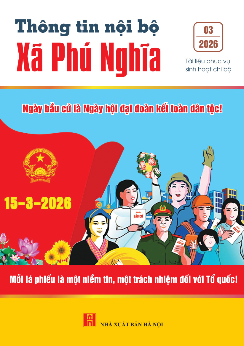 Thông tin nội bộ xã Phú Nghĩa tháng 3 năm 2026