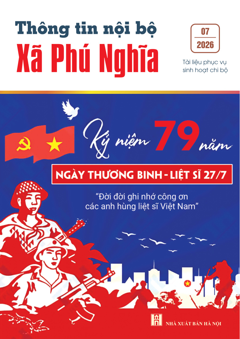 Thông tin nội bộ xã Phú Nghĩa tháng 7 năm 2026