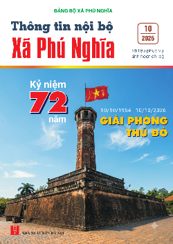 Thông tin nội bộ xã Phú Nghĩa - Tháng 10 năm 2026
