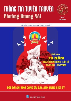 Thông tin tuyên truyền Phường Dương Nội tháng 7 năm 2026